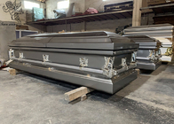 Coffre métallique en acier inoxydable intérieur personnalisable pour la poignée funéraire