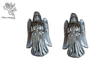 Accessoires de cercueil argenté PP Ornements funéraires de cercueil Modèle d'ange
